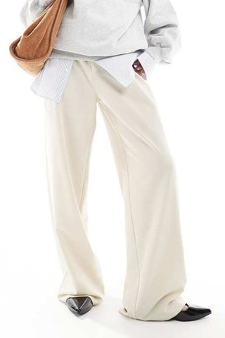 Broek Wide Legs - Beige