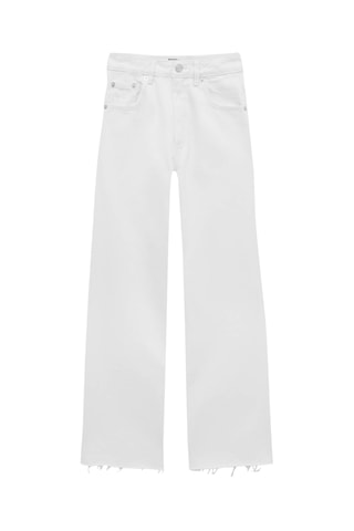 7/8 Jeans Wide Legs Wit