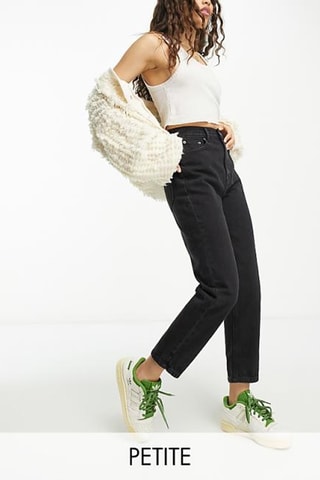 Jeans mom fit - Zwart