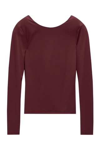 T-shirt - Bordeauxrood