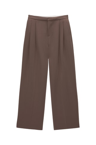 Broek Wide Legs - Bruin