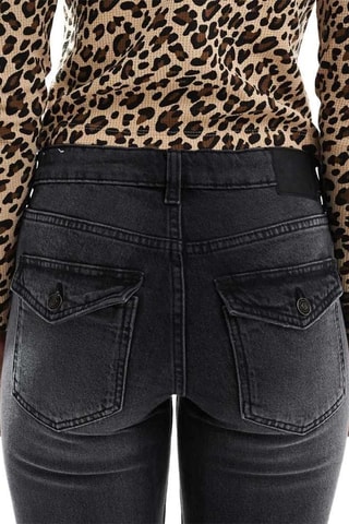Jeans Flare Cut - Zwart