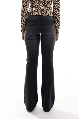 Jeans Flare Cut - Zwart