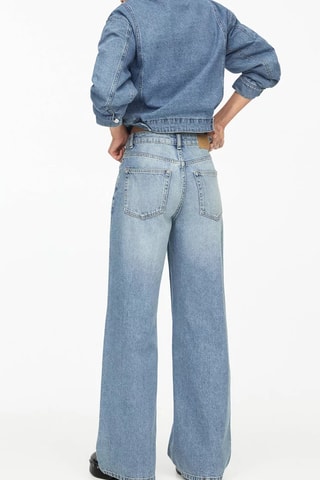 Jeans wide legs - Lichtblauw