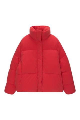 Gewatteerde Jas - Rood