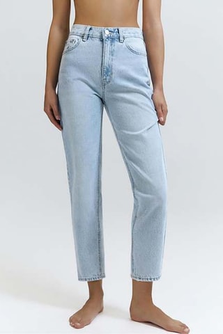 Jeans mom fit - Lichtblauw
