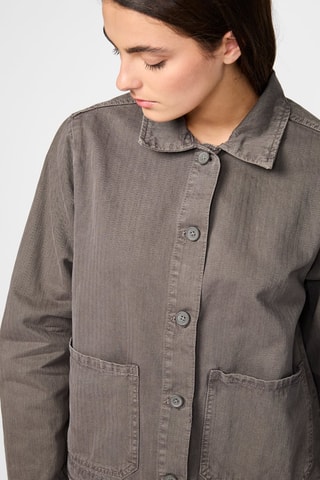 Spijkerblouse - Bruin