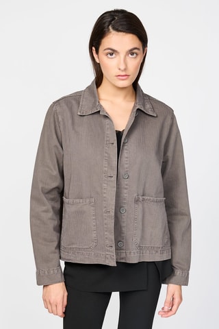 Spijkerblouse - Bruin