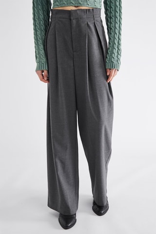 Broek Wide Legs - Grijs