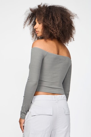 Crop Top - Grijs