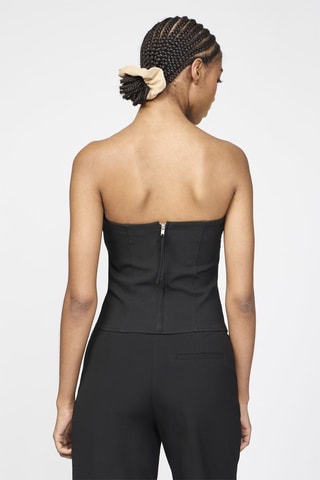 Strapless Top - Zwart