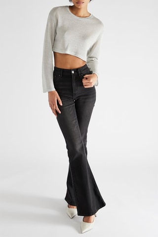 Broek Flare Cut - Zwart