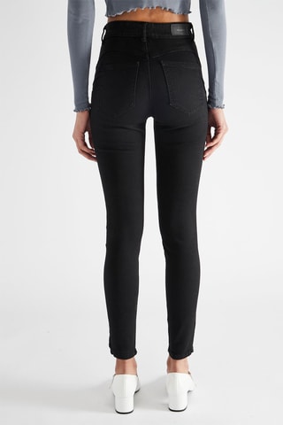 Jeans Hoge Taille - Zwart