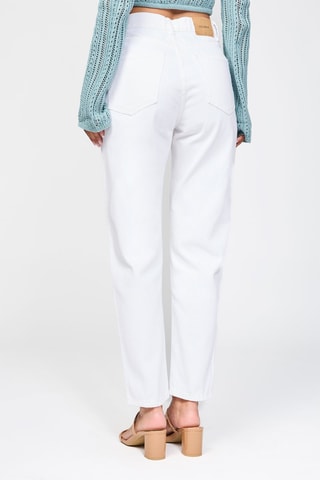 Jeans mom fit - Wit