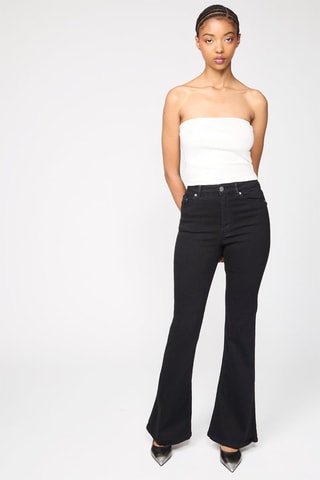 Jeans Flare Cut - Zwart