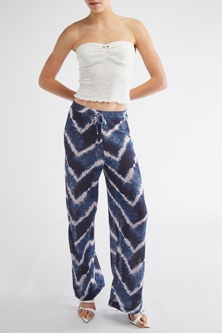 Bustier crop top - Wit