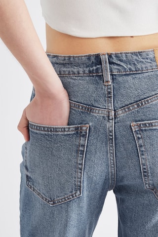 Rechte Jeans - Blauw