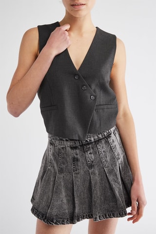 Mouwloos Gilet - Grijs