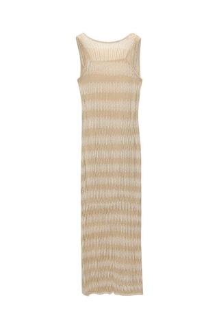 Lange jurk - Beige