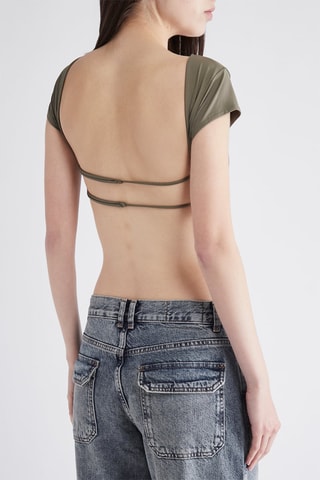 Crop top - Groen