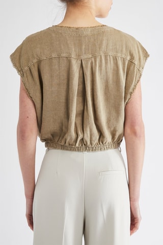 Linnen Top - Beige
