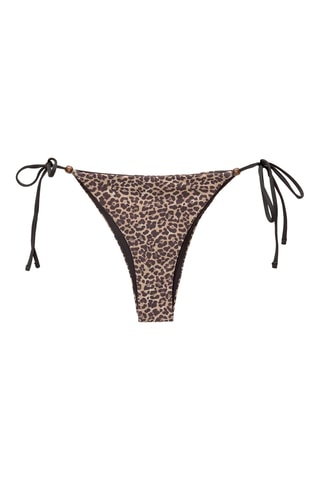 Bikinibroekje - Beige en Bruin