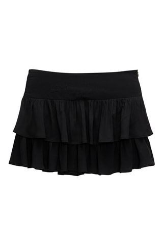 Rok met Ruches - Zwart