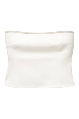 Strapless Top - Wit