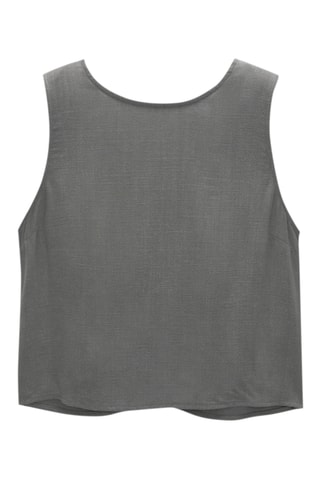 Crop Top - Donkergrijs