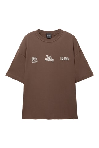 T-shirt - Bruin