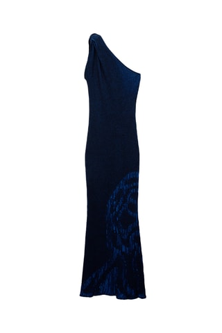 Asymmetrische Jurk - Donkerblauw