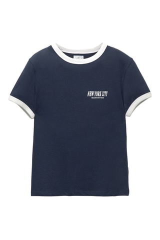 T-shirt - Marineblauw