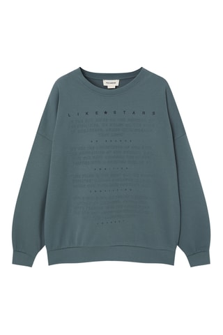 Sweater - Pauwblauw