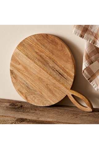 Tabla para cortar de madera de mango - 40 x 30 x 1,6 cm