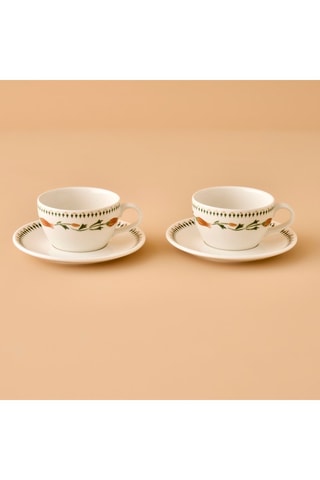 2 tazas de té de porcelana - 27 cl