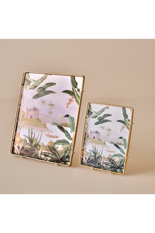 Marco de fotos - Dorado - 13 x 2 x 18 cm