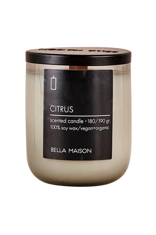 Vela perfumada de cera de soja - Citrus - 8 x 8 x 12 cm