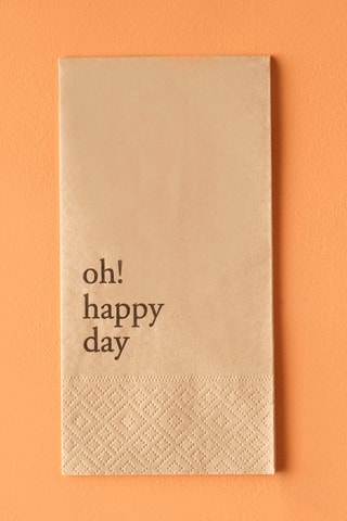 25 servilletas de tela - Beige