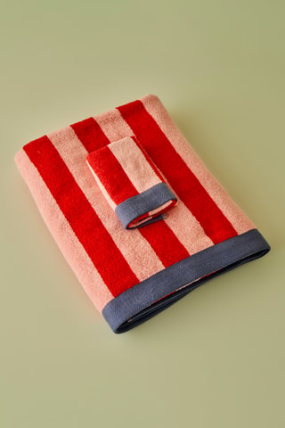Toalla de baño - Rojo - 90 x 15 cm
