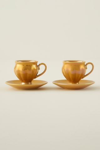 2 tazas de porcelana para expreso - 90 ml
