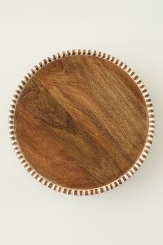 Fuente de madera de mango - 30 x 4,5 cm