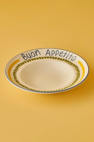 Plato hondo de porcelana - 27 cm