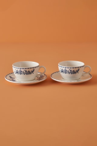 2 tazas de té de porcelana - 270 ml