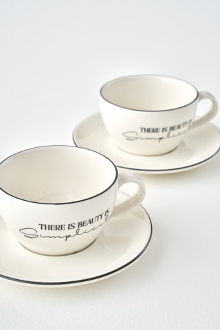 2 tazas de té de porcelana - 2700 ml