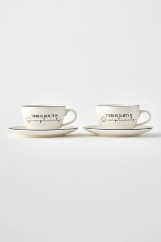 2 tazas de té de porcelana - 2700 ml