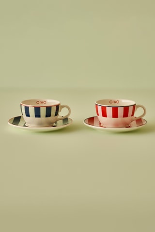 2 tazas de té de porcelana - 2700 ml