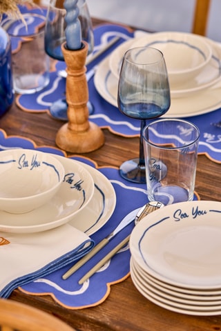 Vajilla de porcelana - 24 piezas