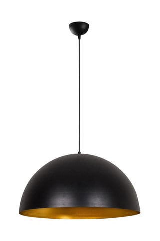 Candeeiro suspenso Sivani Preto e dourado
