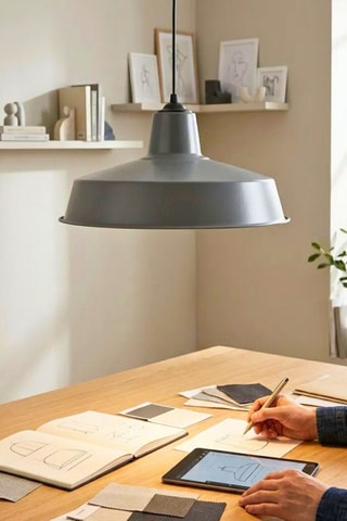 Lámpara de techo - Gris - 40 W