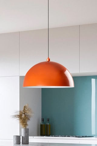 Candeeiro suspenso Kure - Laranja - 40 W